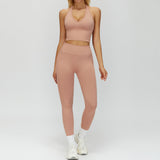 Wholesale Seamless Yoga Vest With Pants Set