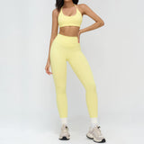 Wholesale Brushed Yoga Set