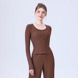 Wholesale Ribbed Yoga Top