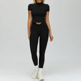 Wholesale Bare Feel Yoga  Short sleeves With Pants Set