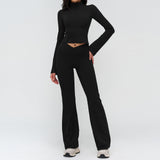 Wholesale High Neck Yoga Set