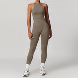 Wholesale Seamless Yoga Top With Short Set