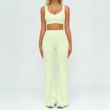 Wholesale Color Block Yoga Set