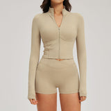 Wholesale Women's Ribbed Running Activewear Set