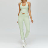 Wholesale Bare Feel Yoga Vest With Pants Set
