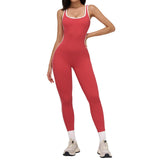 Wholesale Contrast Yoga Jumpsuit