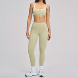 Wholesale Women's Slim Fit Activewear Set - Bra + Trousers