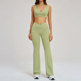 Wholesale Women's Ribbed Yoga Activewear Set