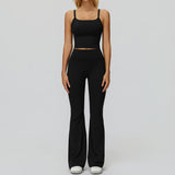 Wholesale vest with bell-bottomed pants set