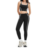 Wholesale Open Back Yoga Vest With Pants Set