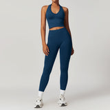 Wholesale Seamless Yoga Vest With Pants Set