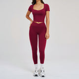 Wholesale Women's Seamless Running Activewear Set