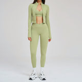 Wholesale Women S Ribbed Workout Activewear Set