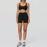 Wholesale Quick Dry Yoga Bra With Short Set