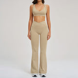 Wholesale Women's Ribbed Yoga Activewear Set