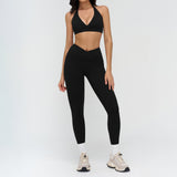 Wholesale High Neck Yoga Set