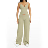 Wholesale Women's Seamless Ribbed Activewear Set