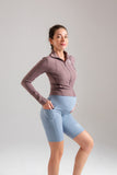 ULTRA SOFT MATERNITY POCKET SHORT -  - Shorts
