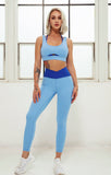 Tracksuit 2 Pieces Workout Sets with Bra&Leggings -  - Sets
