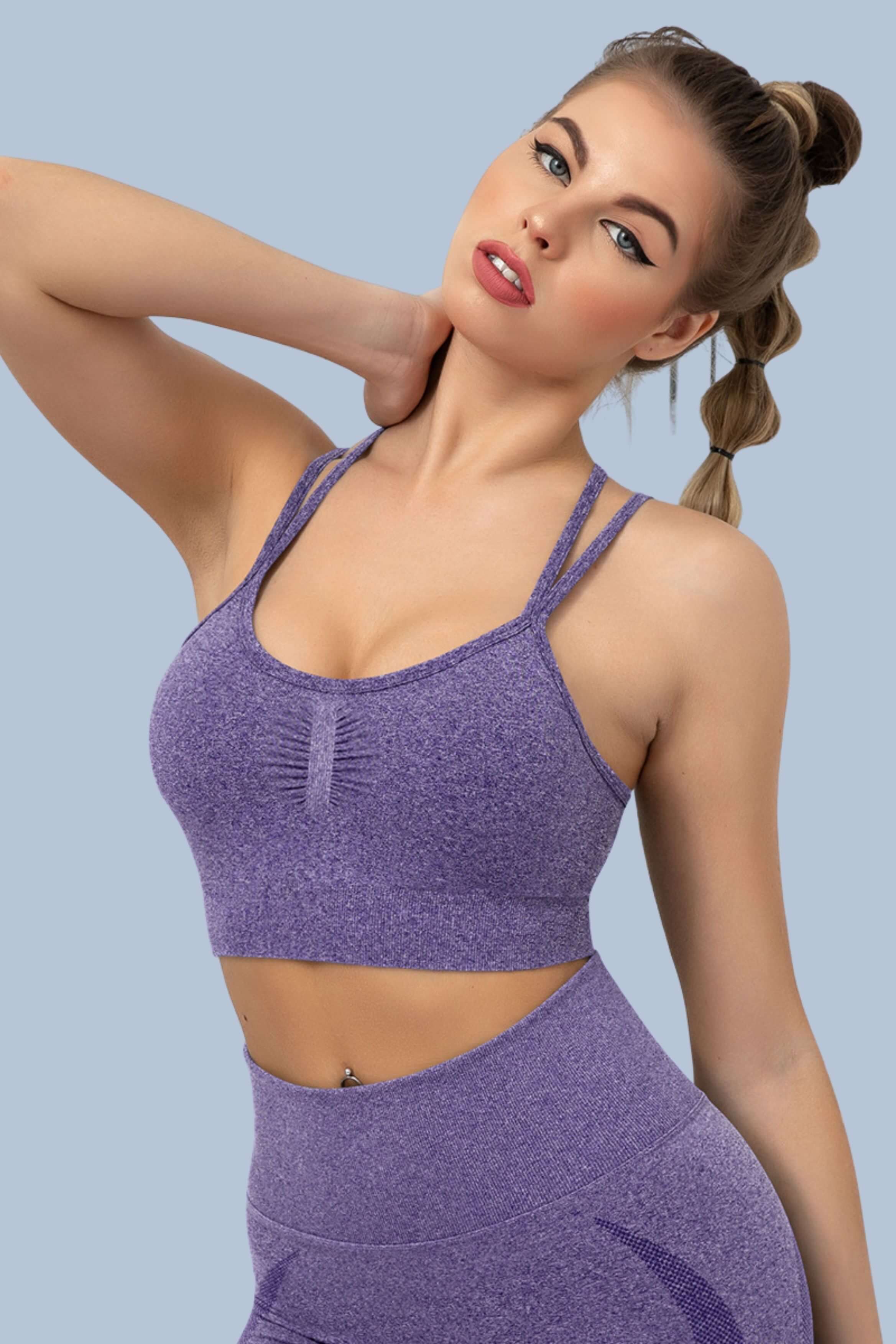 Superfit breathable Sexy Seamless Sports Bra