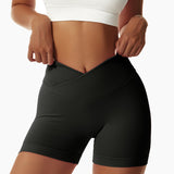 wholesale elastic shorts tight high waist sports