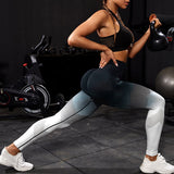 Wholesale high-elastic breathable hollow workout leggings