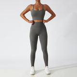 wholesale high waist long workout sets